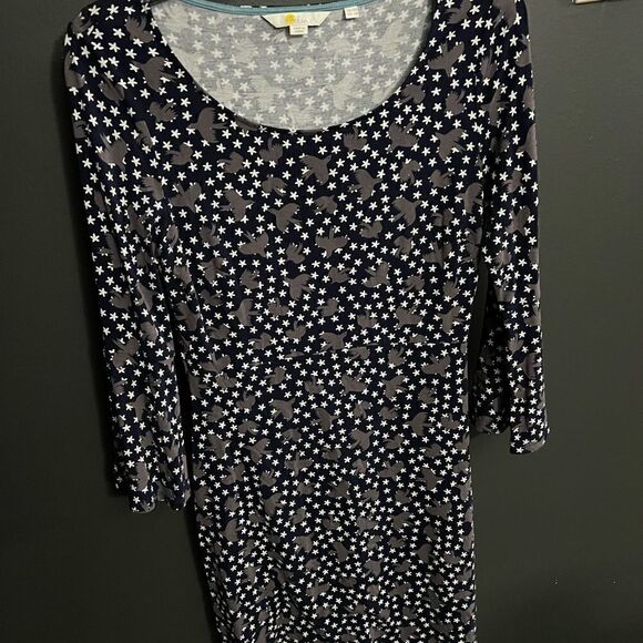 Boden Bird Bell Sleeve Shift  Dress Size 6 - Picture 8 of 16